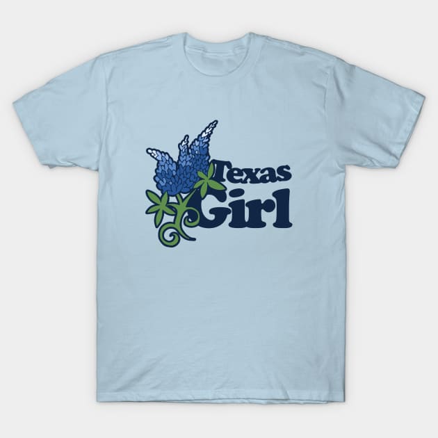 Texas Girl T-Shirt by bubbsnugg